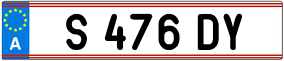 Truck License Plate